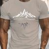 Summer New Unisexs Casual Short Sleeve 3d Mountain Graphic T Shirt For Unisex Outdoor Breathable Sports Tshirt Street Unisex Clothes