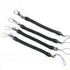 4PCS Outdoor Camping Anti-lost Phone Spring Keychains Practical Retractable Plastic Elastic Rope Key Ring Security Gear Tools