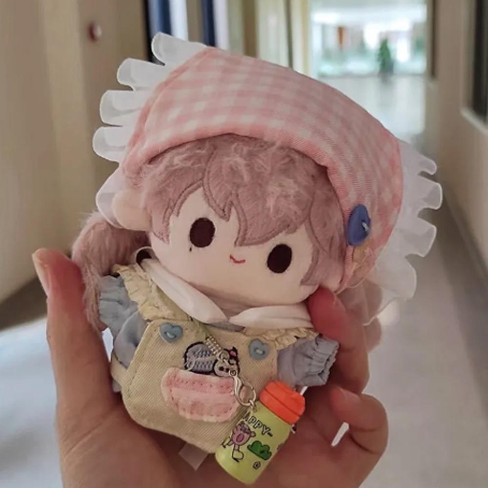 Apron 10cm Cotton Doll Clothes Headscarf Doll Dress Up Set Doll Clothes Outfit  10cm Cotton Doll