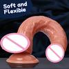 Soft Realistic Thick Huge Dildo Gay Adults Sex Toy for Women Suction Cup Big Dick Anal Plug Vaginal Masturbators Silicone Penis