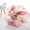 1pc rabbit flowers umbrella automatic open/close, 8-Rib Durable Frame, Compact Folding Design, Ideal Birthday/Holiday Gift  1119A
