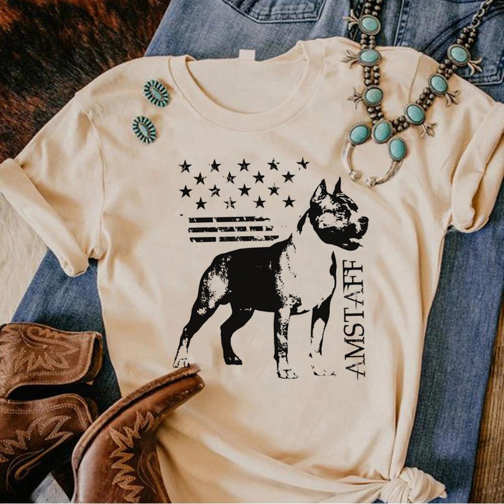 Amstaff tshirts women funny graphic Y2K tshirt female graphic clothes S