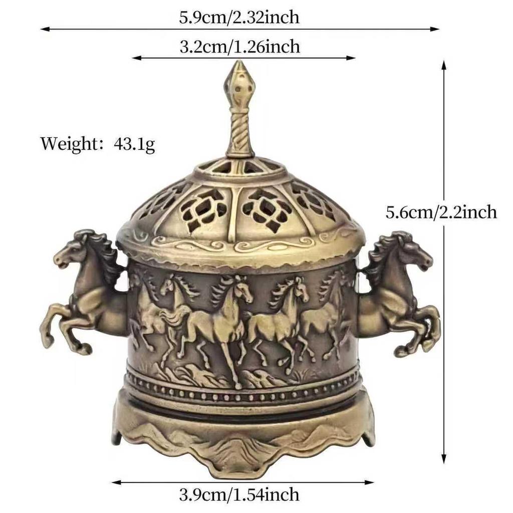 Auspicious Cloud Natural Bedtime Incense Coils - Goose Pear & Pine Cone Scent
