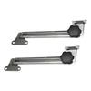 2x 8" Stainless Steel Boat Lock Hatch Deck Hinge Adjustable Latch Fastener