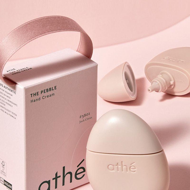 athe beauty Athe The Pebble Hand Cream 2 types to choose from Hand Cream_Léman Green