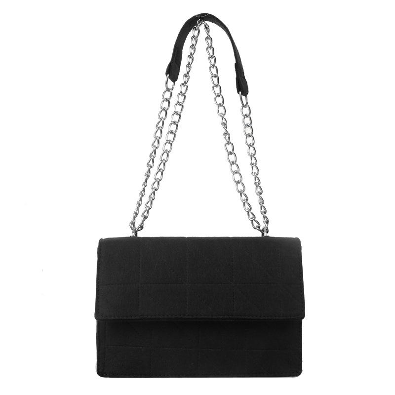 Simple Chain Shoulder Bag Casual Commuter Crossbody Bag New Summer Bag Women's Niche Fashion Square Bag