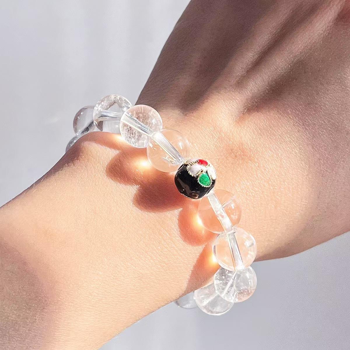 10Mm Design Natural White Crystal White Asai Bracelet Bracelet