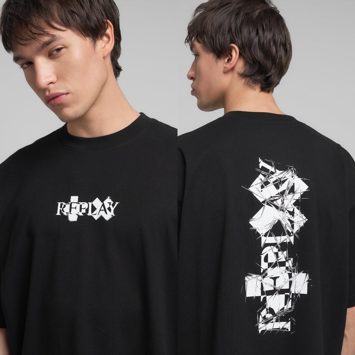 REPLAY FOR MARTIN GARRIX 2025 T-Shirt Herren Damen Baumwolle Oversize Kurzarm Streetwear Y2k Harajuku Hip Hop Damen Herren Kleidung S