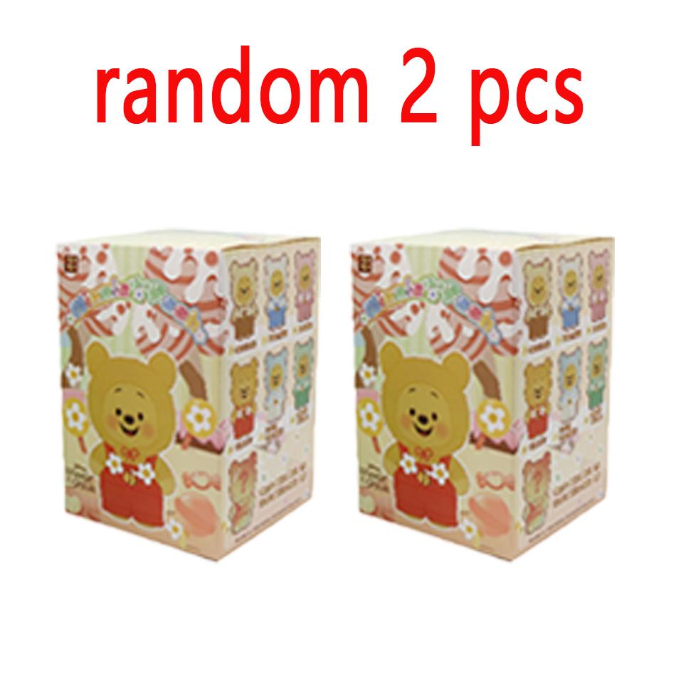 New Miniso Winnie The Pooh Candy Series Blind Box Kawayi Vinyl Face Pendant Pupu Bear Doll Fashion Trend Toy Kids Gift