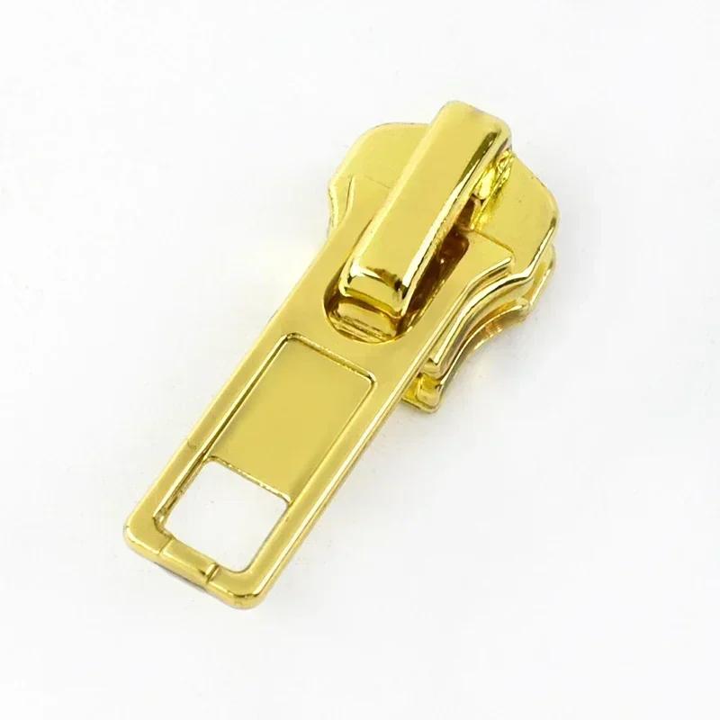 10/20Pcs 3# 5# Zipper Slider for Metal Resin Zips Bag Clothes Shoes Decor Zippers Puller Head Garment Sewing Closure Accessories
