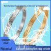 Women's Titanium Steel Gold-Plated Bracelet - Elegant European & American Design
