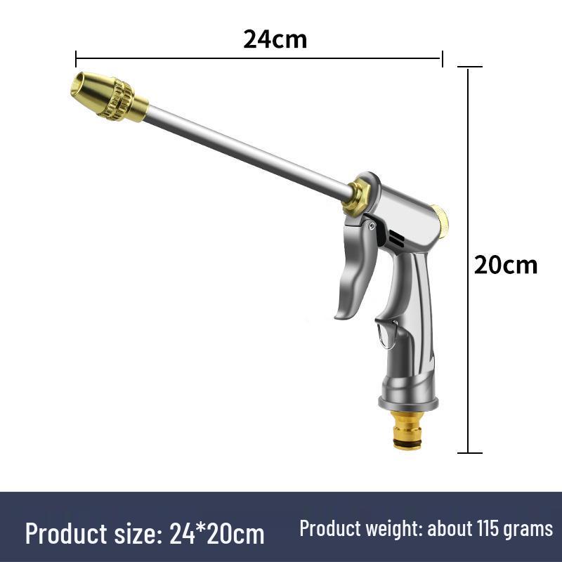 Telescopic Garden Hose & High-Pressure Car Wash Spray Gun Set