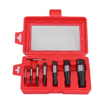8 Pcs Schraube Extractor Set Carbon Stahl Einfach Heraus Beschädigt Schraube Extractor Kit mit Lagerung Fall für