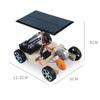 DIY Wooden Assemble Solar Car Creative Invention Kids Hands-On Motor Skill Active Thinking Electronic Kit STEM Educational Toy