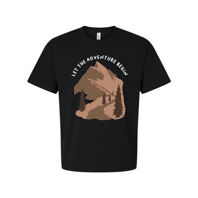 Unisex Outdoor Adventure Mountain Graphic T Shirt With Forest Trail Let The Adve