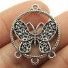 10pcs Charms Butterfly Antique Silver Color Butterfly Pendant Charms Butterfly Charms For Jewelry Making