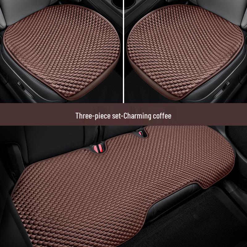 Universal Four-Season Car Seat Cushion: New Energy One-Piece Saddle Cover with Half-Wrap Design