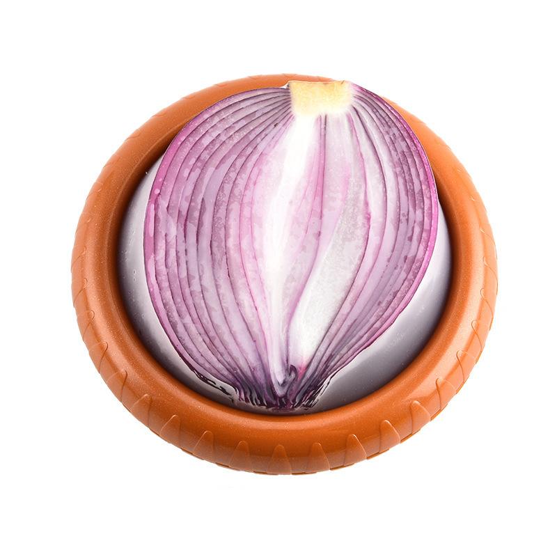 Transparent Film Food Storage Containers, 4-Pack Silicone Lid Freshness Keepers for Fruits Vegetables, Eco-Friendly Plastic Organizer Bins