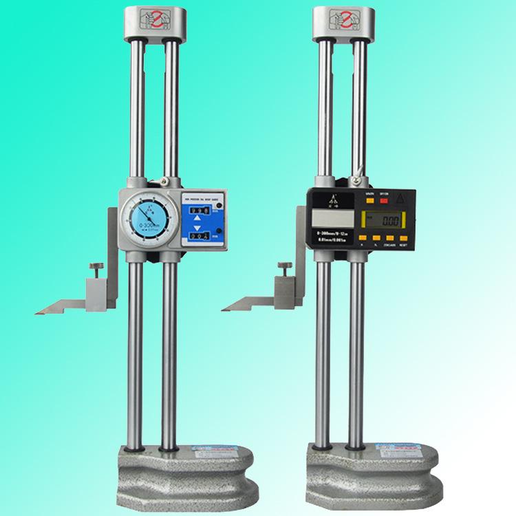 Digital Double Column Vernier Height Gauge 0-300mm with High Precision Scriber and Measurement Ruler.