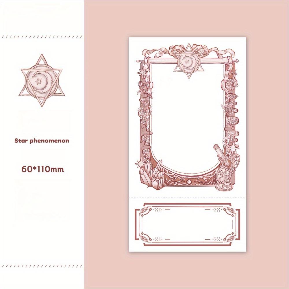 40 Pages Series Retro Story Notes European Retro Theme Notebook DIY Decorative Base Card Paper