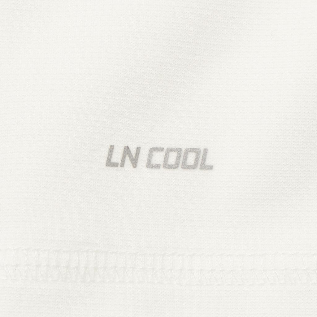 Li Ning BADFIVE T Shirts Men's Ivory Crew Neck Moderate ATSW381-4
