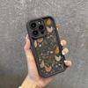Phone Case Chicken And Flower Pattern For iPhone 17 16 Pro Max 11 13 12 14 15 8 7 Plus XS XR X 16E 17E Shockproof Silicone Cover