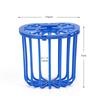 1/2/3/5 Pcs Feeding Bird Vegetable Basket Blue Hanging Cage Auxiliary Food Basket Feeding Training Pet Parrot Cage Accessories