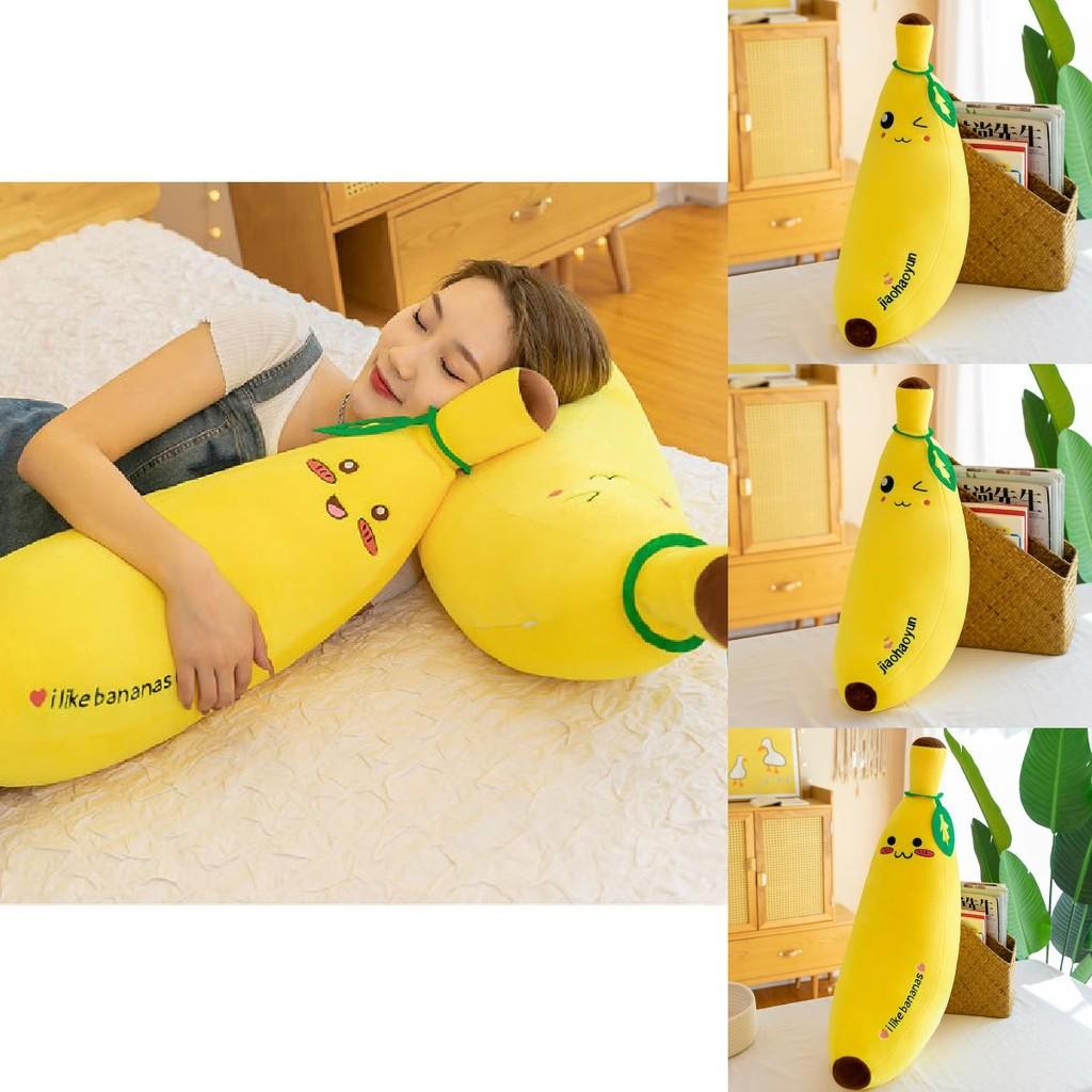 Delightful Cartoon Banana Plush Pillow Soft Fruit Toy For Cozy Sleep And Relaxation Gifts