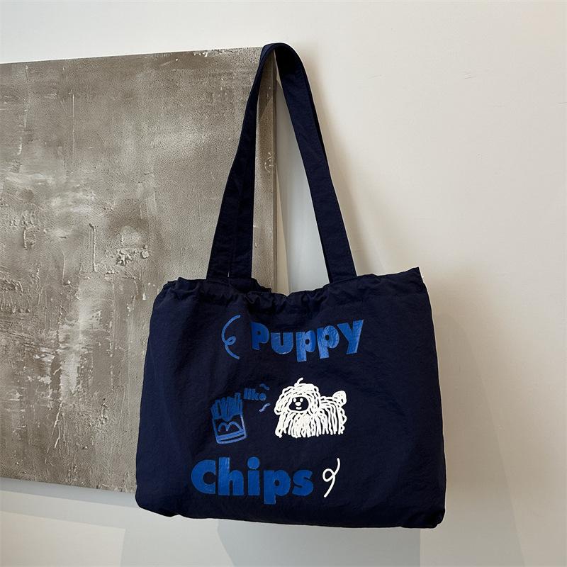 

Корейская версия ins милая универсальная плечевая сумка холщовая сумка, большая вместимость для студентов, для учебы, для работы, для отдыха, сумка-тоут для женщин синий