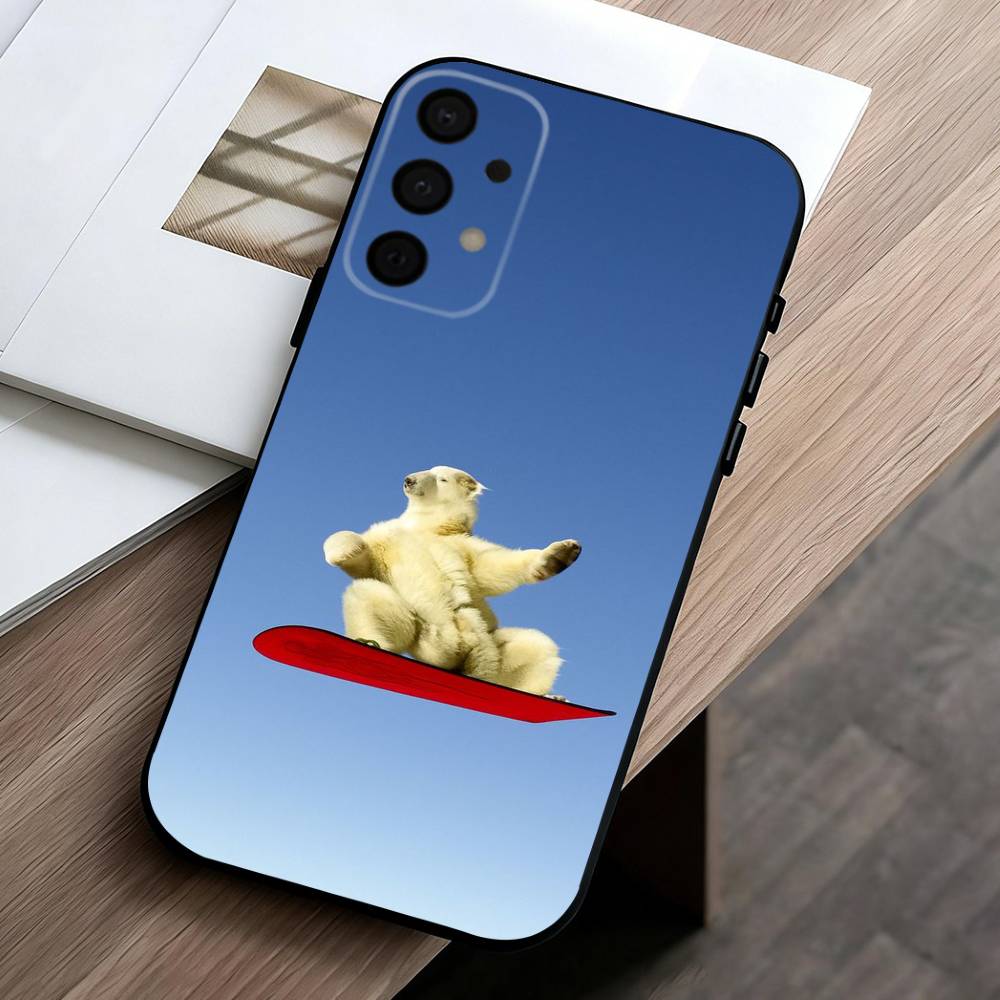 S-Skiing S-Snow Snowboard Ski art  Phone Case For Samsung Galaxy A73,A72,A71,A70,A53,A52,A51,Soft Silicone Black Cover