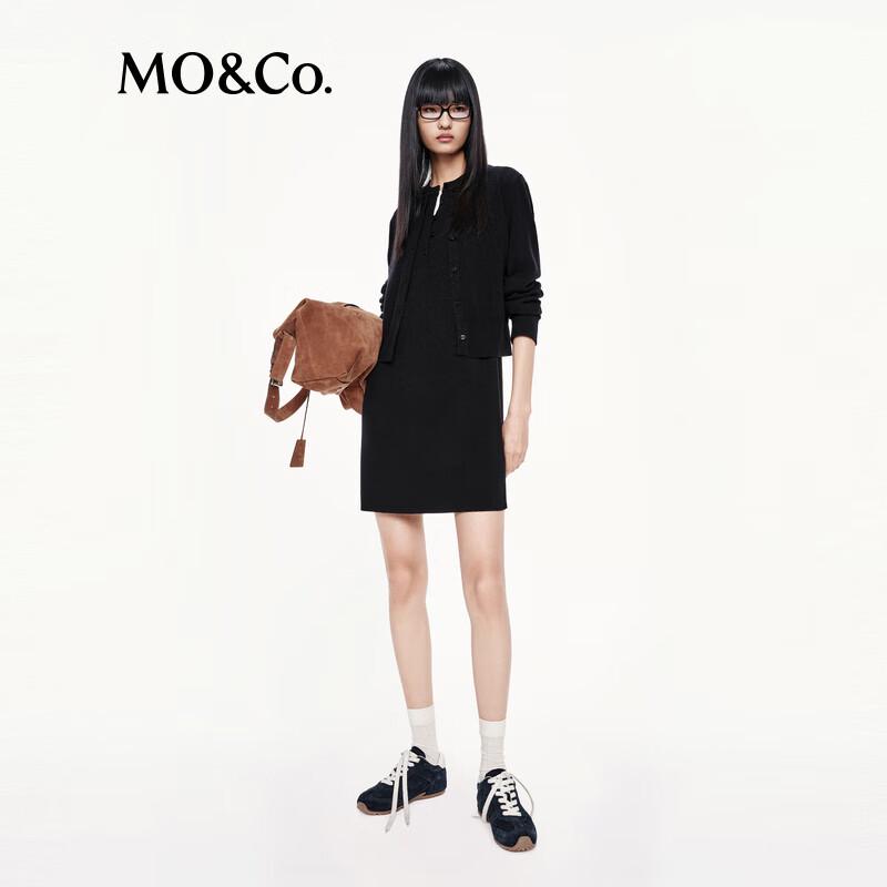MO&Co. C+ Series H-Line Knit Cardigan Dress