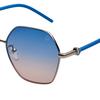 Sechseckige Sonnenbrille STO456 für Damen