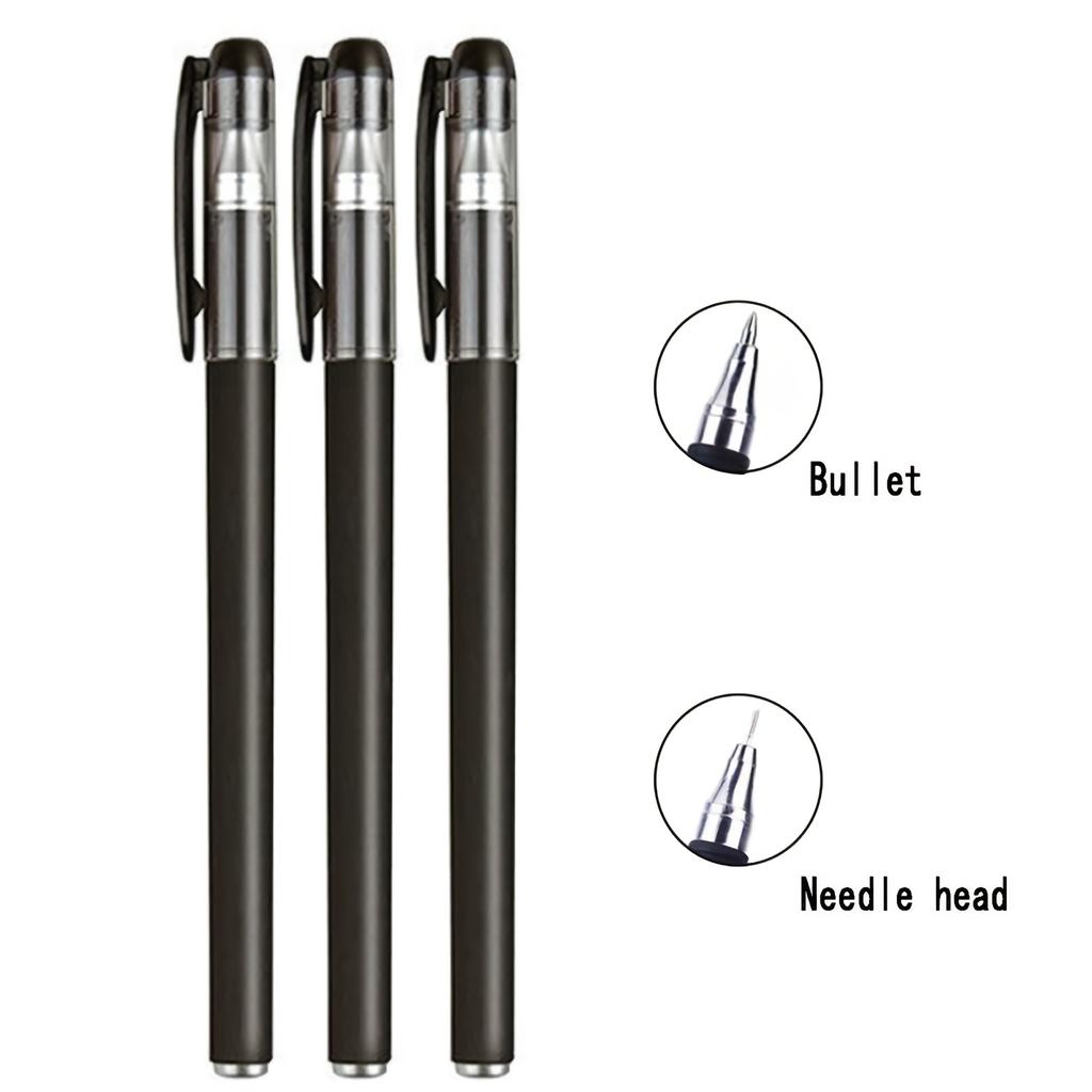 10/20 Pack Black 0.5mm Neutral Gel Pens | Quick-Drying, Smooth-Writing Office & School Supplies for Business, Study & Daily Use