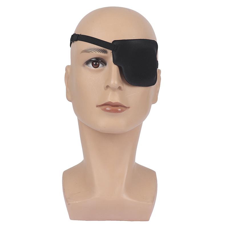 Eye Patch Unisex Black Single Eyepatch Washable Adjustable Blindfold