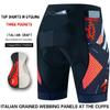 Mens Cycling Shorts With 3 Pockets Bike Riding Bib Mountain Road Use