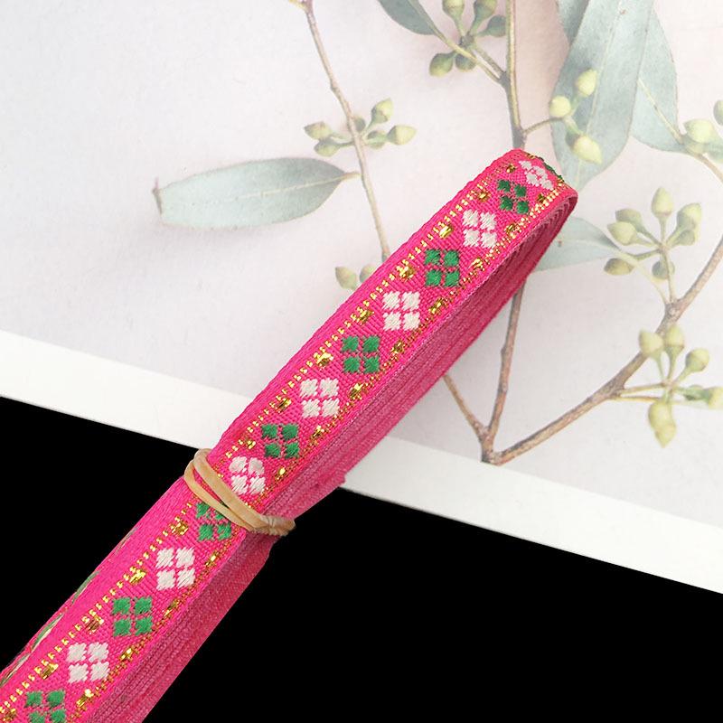 1cm Ethnic Embroidery Lace Trim for Dance Costume and Clothing Accessories