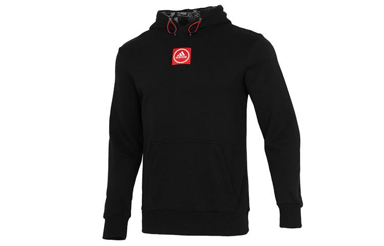 Adidas Sweatshirts Men s Black Hooded Moderate Regular HC0273 M