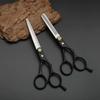 Pet Grooming Scissor Professional 6 Inch Hairdressing gold Scissors for Dogs Sharp Thinning / Curved Scissors Dog Grooming Tool