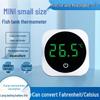 Compact High-Precision External Stick-on Aquarium Thermometer – Switchable Temperature Display for Fish Tanks