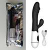 Dual-Action Silicone Vibrator with Variable Frequencies for G-Spot and Massage Stimulation