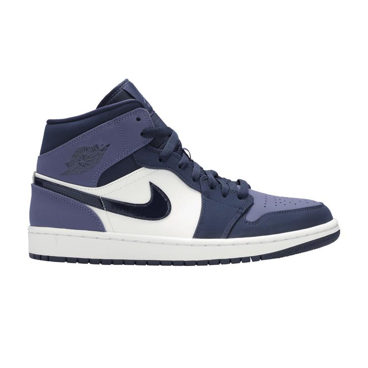 Jordan 1 Mid Obsidian Sanded Purple 47.5