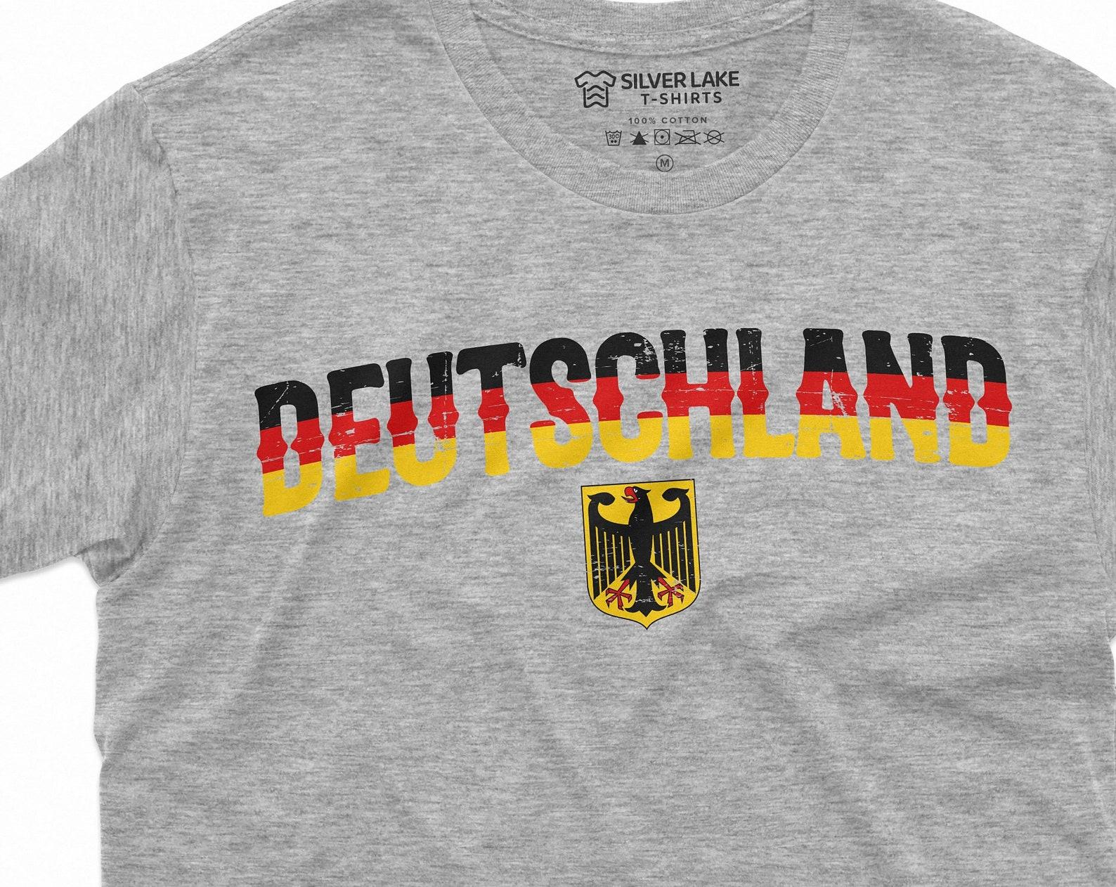 Men s Germany T-shirt Deutschland Patriotic German Flag Tee Shirt Womens Mens Shirts German coat of arms tee M