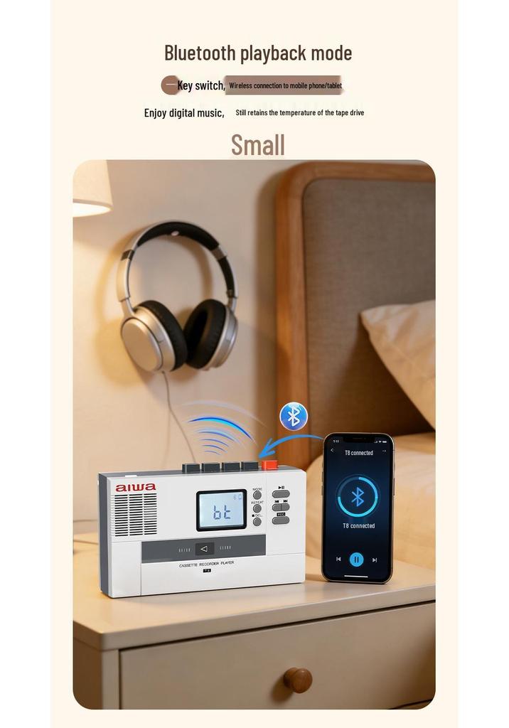 AIWA Classic Retro Cassette Player and Recorder