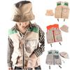 Pălărie Vestă Multicoloră pentru Copii Explorator Joc de Deghizare Costume Cosplay Kit Aventură în Aer Liber pentru Copii Unisex