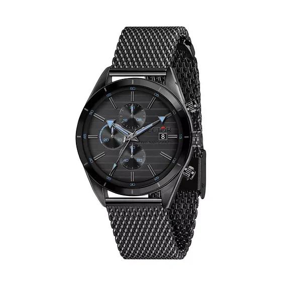 Sector 770 Chronograph Black Dial Stainless Steel Quartz R3273616006 100M Men's Watch