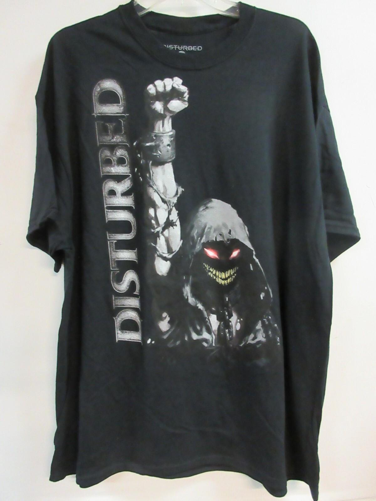 DISTURBED OFFICIAL MERCH RAISE YOUR FIST BAND CONCERT MUSIC T- 2XL / XXL Unisex T-Shirt L