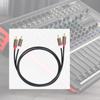 2 RCA Male to Audio Cable,Stable Compact Multipurpose Sturdy Auxiliary Cable Cord