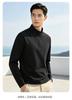 Sweater Autumn and Winter Simple Style Daily Bottom Shirt Casual Versatile Half Zipper Sports Casual Long Sleeve
