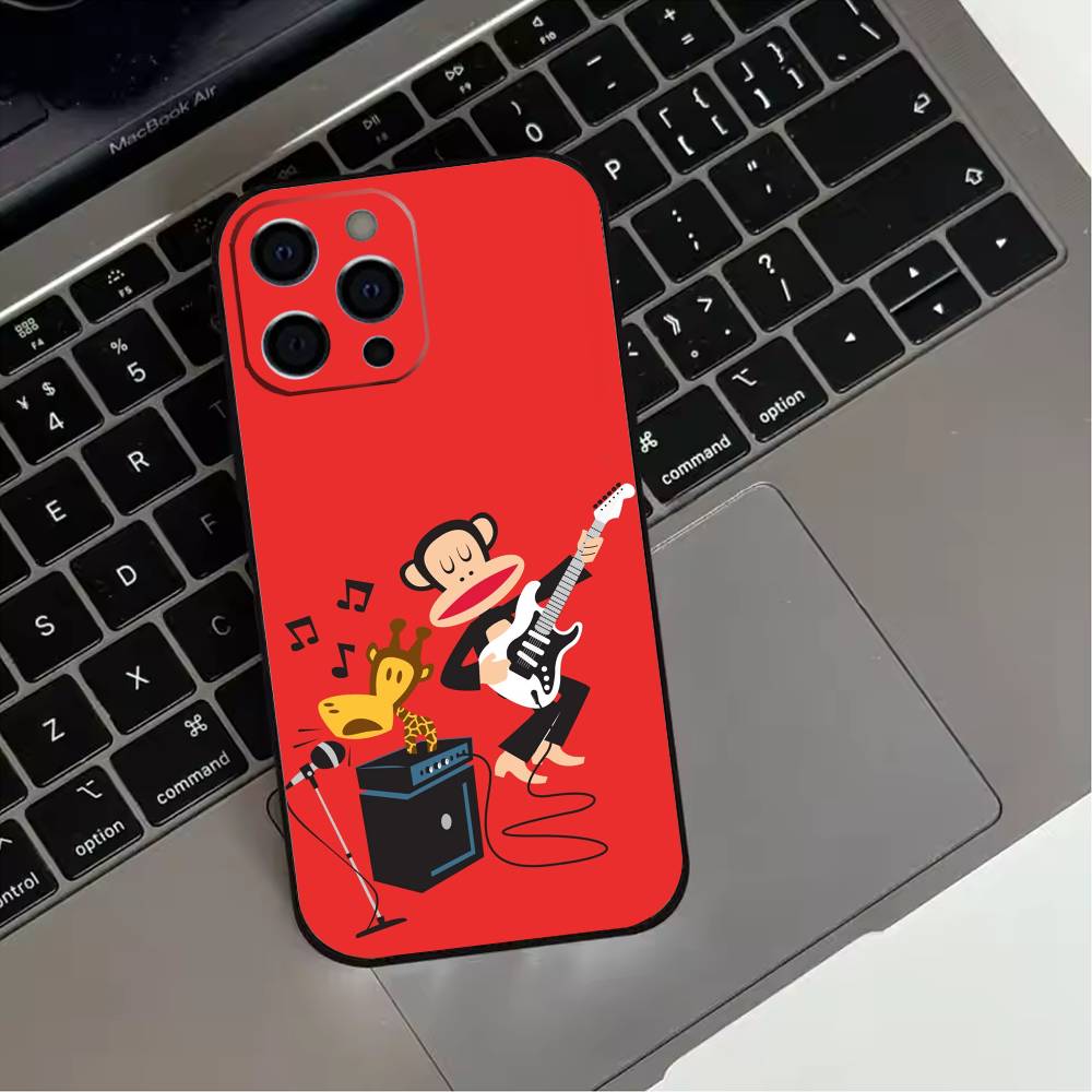 

P-Paul F-Frank Phone Case For iPhone 17,16,15,14,13,12,11 Plus,Pro Max,XS,Soft Silicone Black Cover iPhone16e