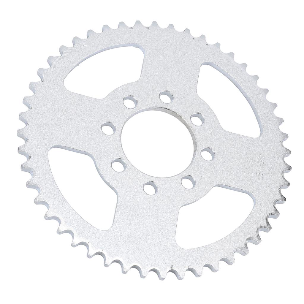 48T 8 Hole Sprocket 40 41 420 Chain High Hardness Steel Alloy Rear Chain Sprocket Replacement for Predator 212cc 196cc
